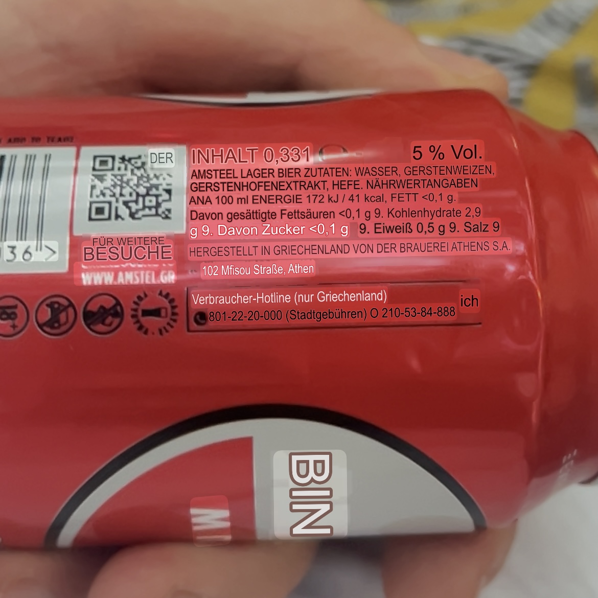 Amstel Griechisch
